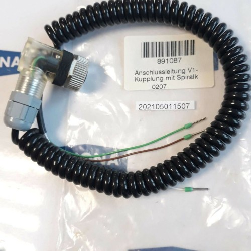 Connection line V1 coupling with spiral anschlussleitung V1 kupplung mit spiralk