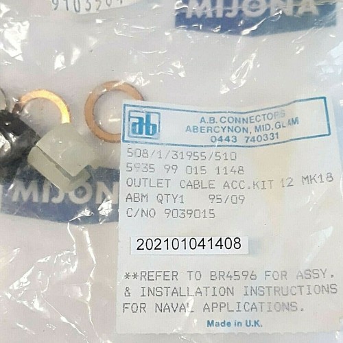 AB connectors ABM95 09 508 1 31955 510 CABLE ACC KIT 12 MK18 ABM9509 ABM 95 09