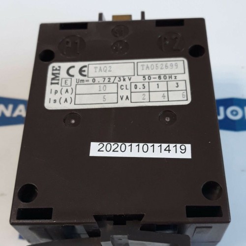 IME TAQ2 TA052699 transformer 0,72 3kv 50-60HZ 5-10A 2-6VA