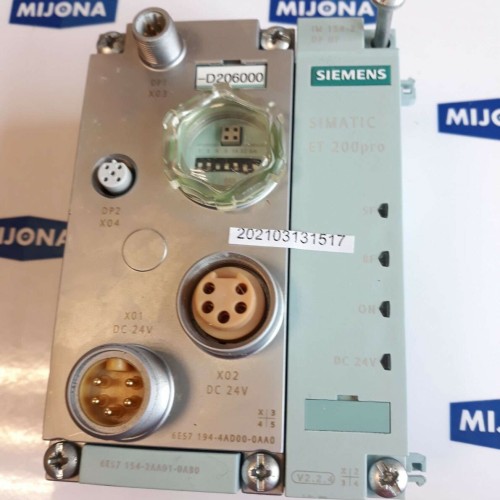 SIEMENS SIMATIC IM 154 2 DP HF ET 200pro 6ES7 194 4AD00 0AA0 6ES7 154 2AA01 0AB0