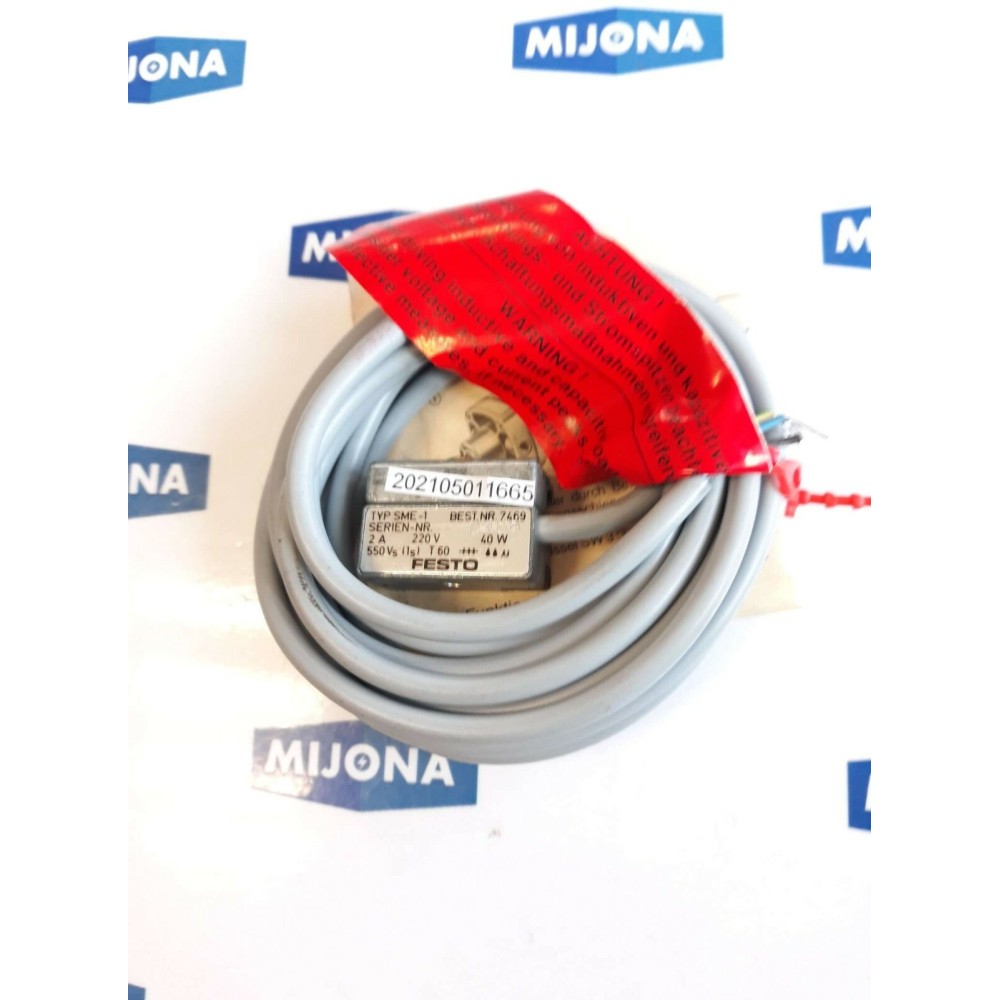 FESTO SME 1 7469 Proximity switch 2A 220V 40W 550Vs (NEW OLD STOCK) FESTO SME 1 7469 Proximity switch 2A 220V 40W 550Vs (NEW OLD STOCK)