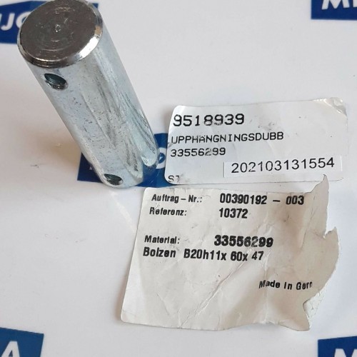 Demag 33556299 bolzen B20h11x60x47 suspension stud new old stock