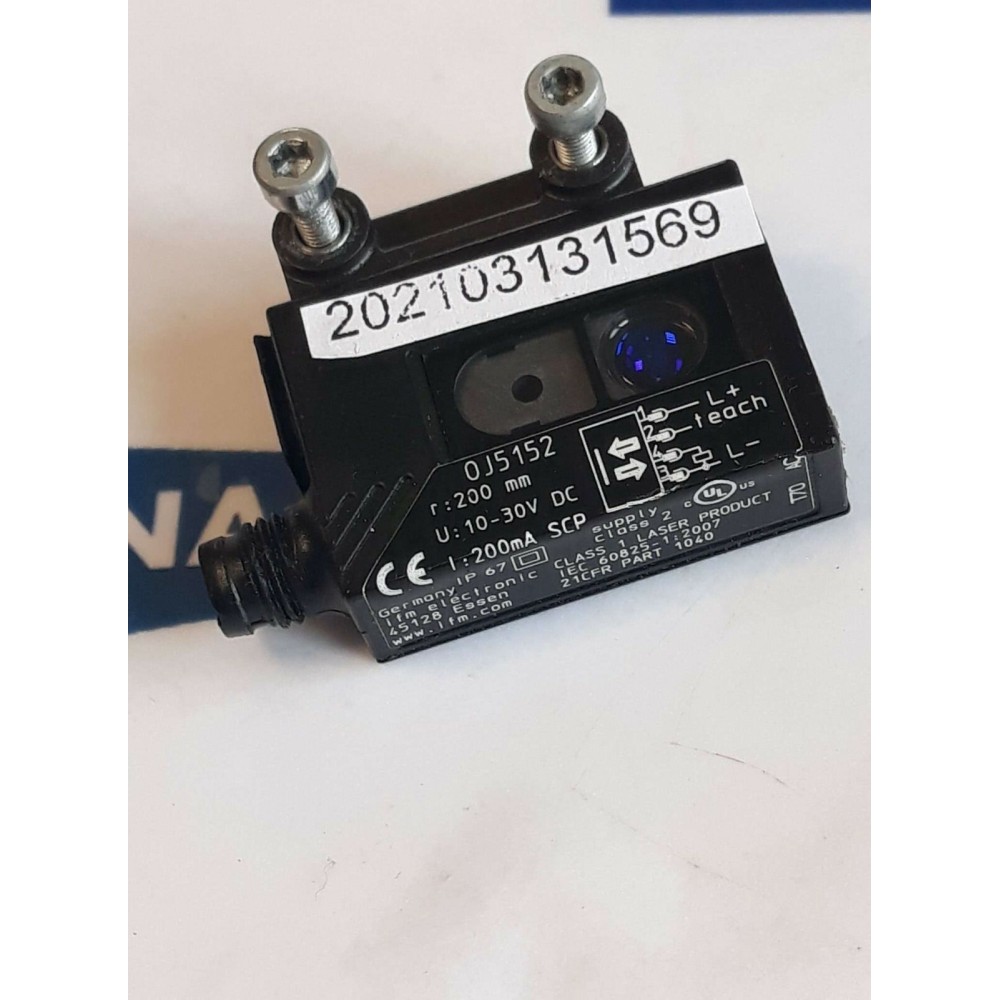 IFM 0J5152 200mm 10-30VDC 200mA IP67