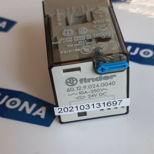 FINDER 60 12 9 024 0040 10A 250V 24V DC relay relais new old stock