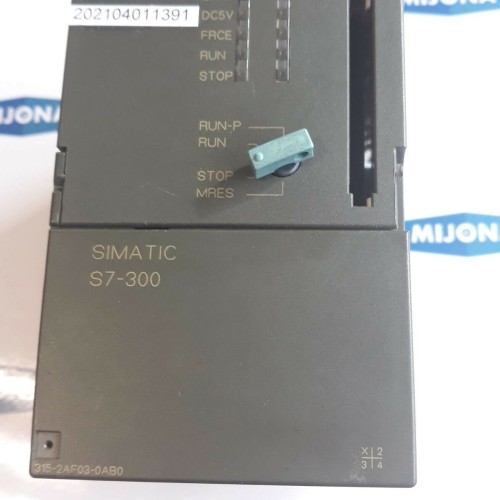 SIEMENS simatic S7 300 CPU315 2 DP 6ES7 315 2AF03 0AB0 6ES7315-2AF03-0AB0