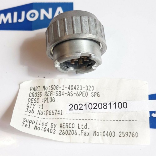 AERCO 508 1 40423 320 SB4 AS 6PE0 SPG PLUG  (NEW OLD STOCK)