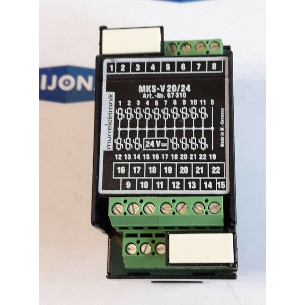 MURR ELEKTRONIK MKS V 20 24 67310 24V Viristor Block (NEW OLD STOCK)