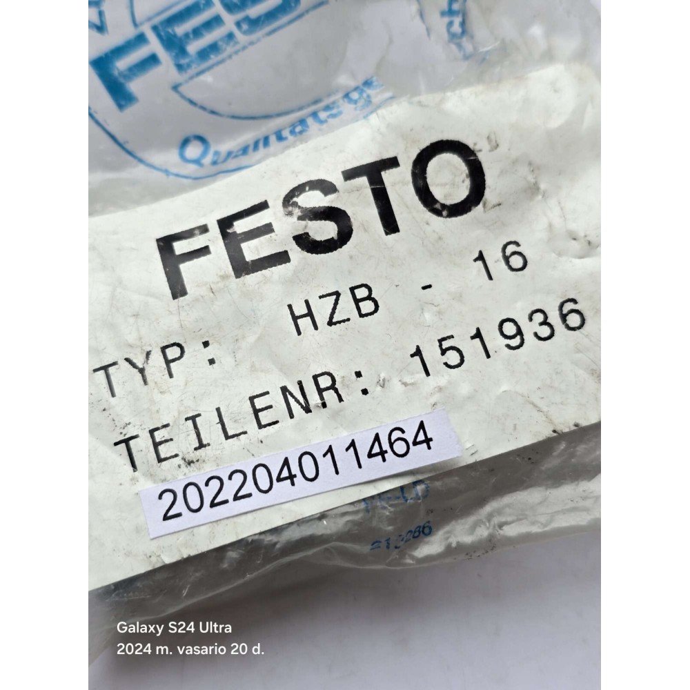 Festo HZB 16 151936 NEW OLD STOCK Festo HZB 16 151936 NEW OLD STOCK