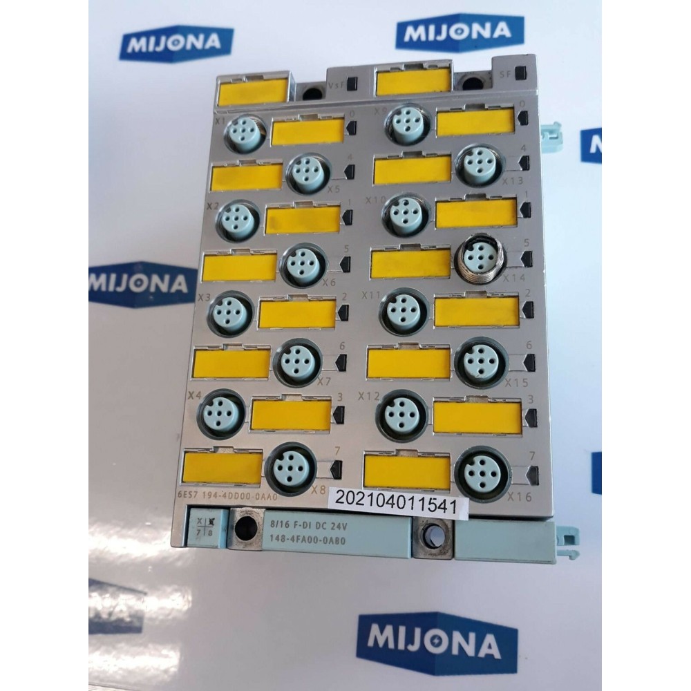 SIEMENS 6ES7 194 4DD00 0AA0 8 16 F DI DC 24V 148 4FA00 0AB0 6ES7194-4DD00-0AA0