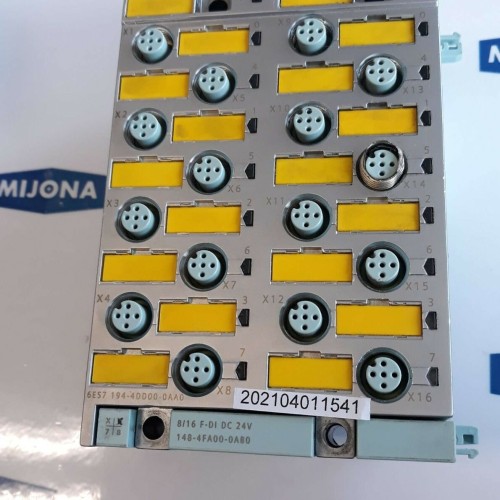 SIEMENS 6ES7 194 4DD00 0AA0 8 16 F DI DC 24V 148 4FA00 0AB0 6ES7194-4DD00-0AA0