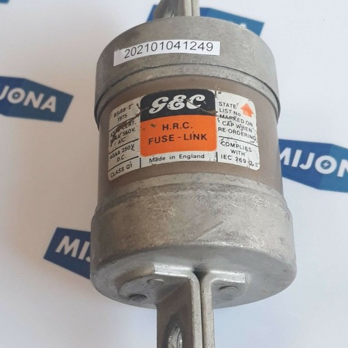 GEC H R C FUSE LINK TMF 355A 80kA 550V AC 40kA 460V DC CLASS Q1