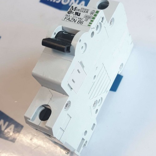 Klöckner Moeller FAZN B6 Circuit Breaker  5kA 277 VAC FAZNC1