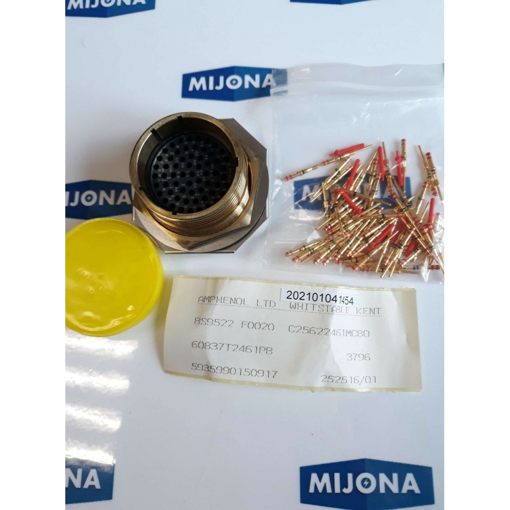 Amphenol C2562 24 61MCBO 9637TCX 015 0917 BS9522F0020 C25622461MCBO 60837T2461PB