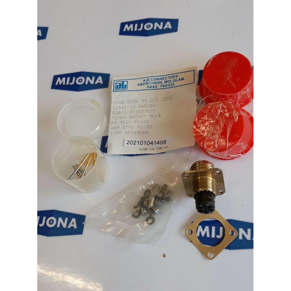 AB connectors ABM 92 33 0568 5935 99 015 0355 MK18 C2561 10 06FCB0 ABM9233 AB connectors ABM 92 33 0568 5935 99 015 0355 MK18 C2561 10 06FCB0 ABM9233
