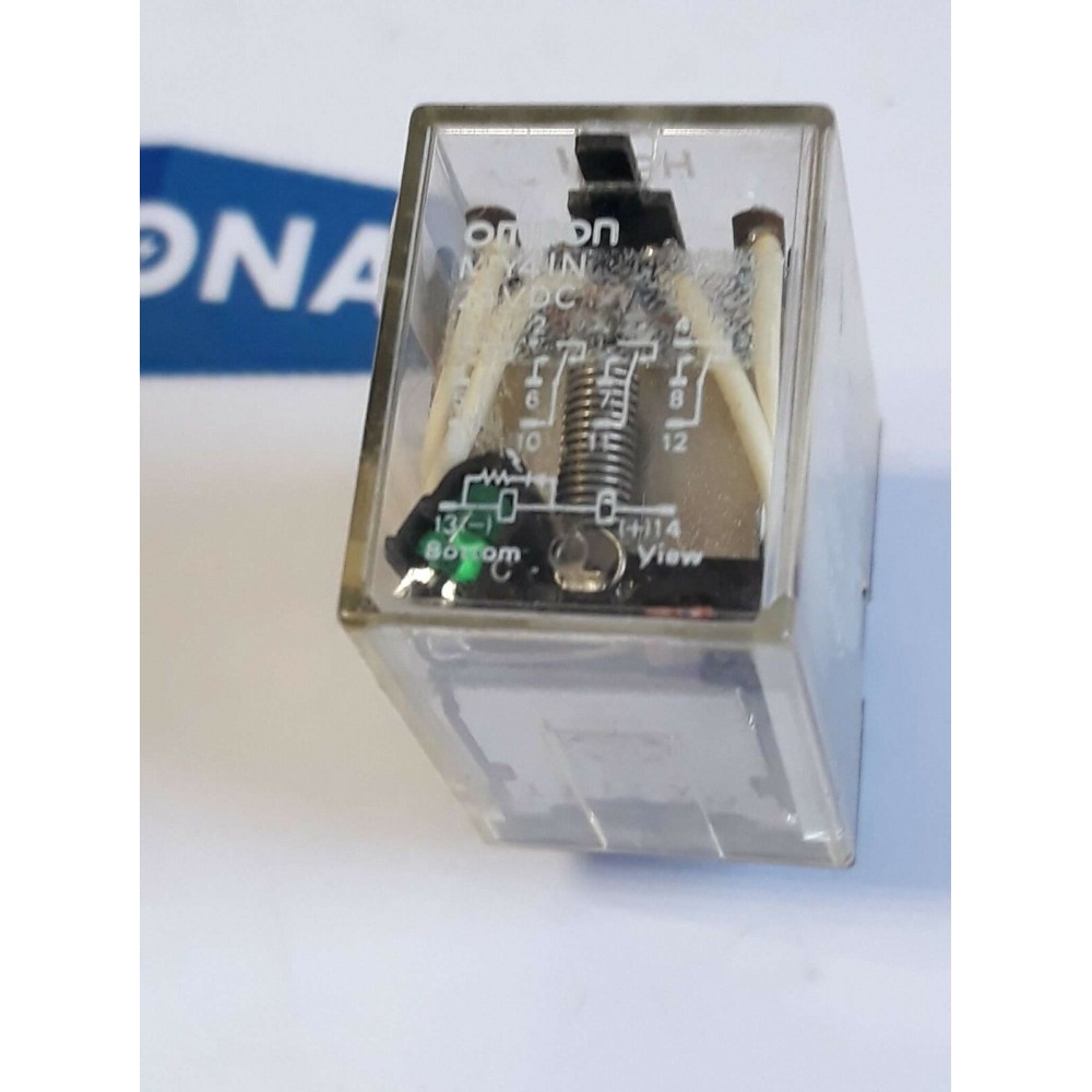 OMRON MY4IN 24V DC 5A 240VAC 5A 28VDC new old stock OMRON MY4IN 24V DC 5A 240VAC 5A 28VDC new old stock