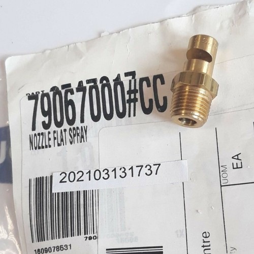 S.S CO 1/8K 1.0 nozzle flat spray (new old stock)