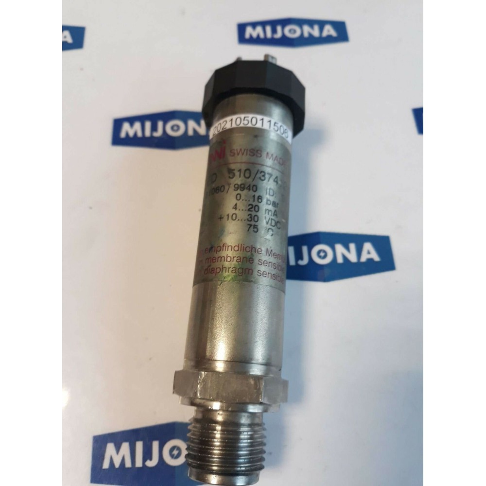 HAENNI ED 510 374 241 085 Druckaufnehmer Pressure transducer 0 16bar 4 20mA