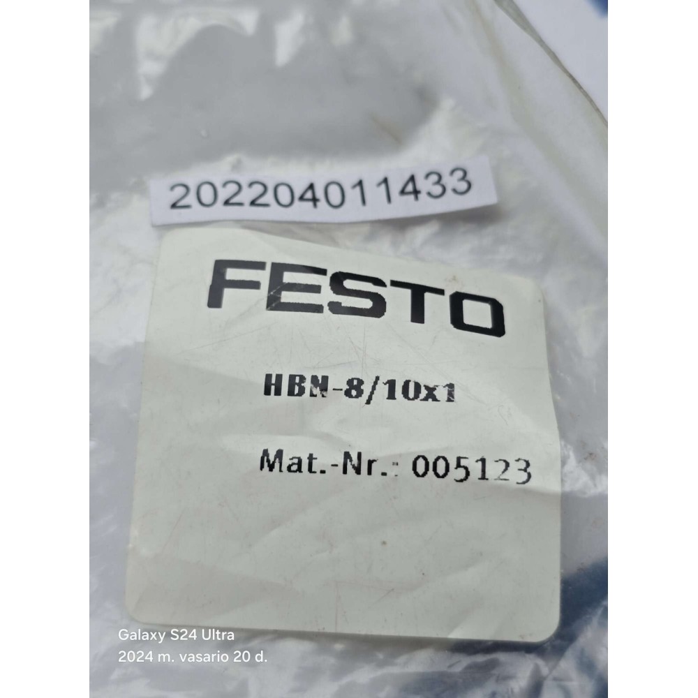 FESTO HBN 8 10X1 005123 MOUNTING HBN-8/10X1 NEW OLD STOCK FESTO HBN 8 10X1 005123 MOUNTING HBN-8/10X1 NEW OLD STOCK