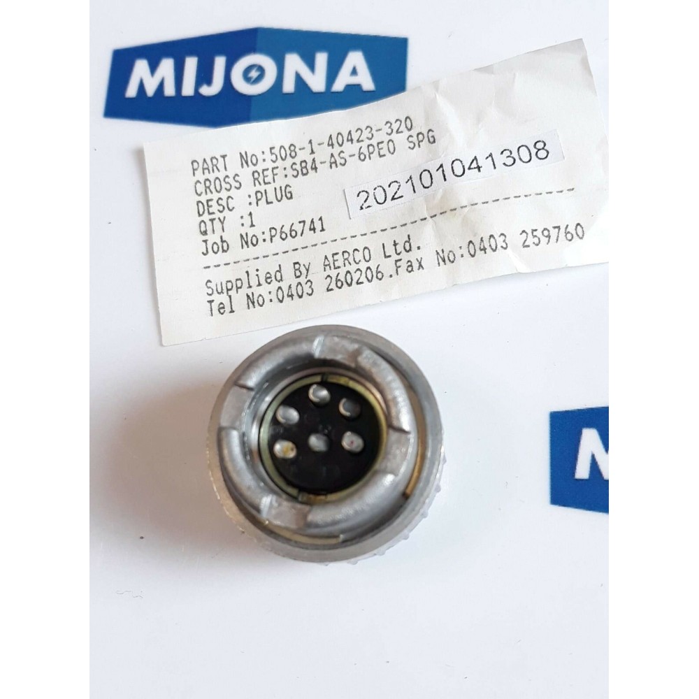 Plessey 508 1 40423 320 plug S84 AS 6PE0 SPG NEW OLD STOCK