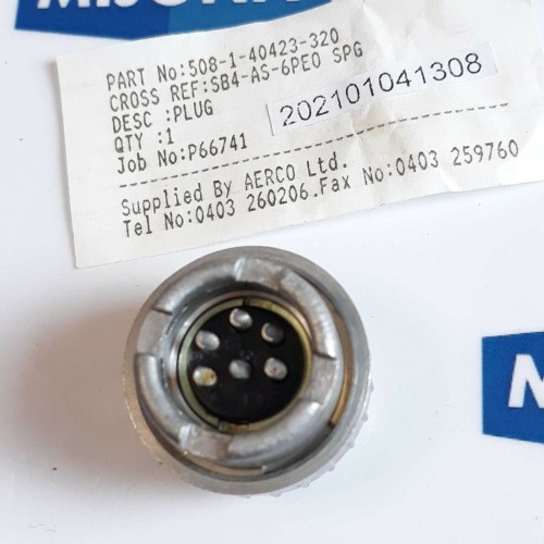 Plessey 508 1 40423 320 plug S84 AS 6PE0 SPG NEW OLD STOCK