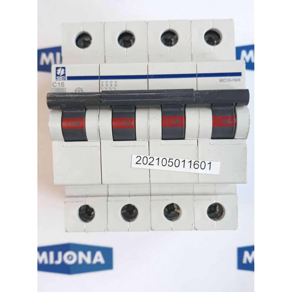 SIEI MC10 16 4 4Pole Circuit Breaker C16 400V