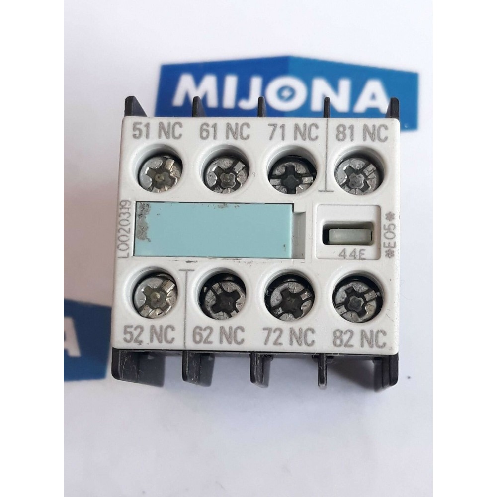 SIEMENS 3RH1911 1GA04 690V 220-230V DC13 AC15 Auxiliary contact block
