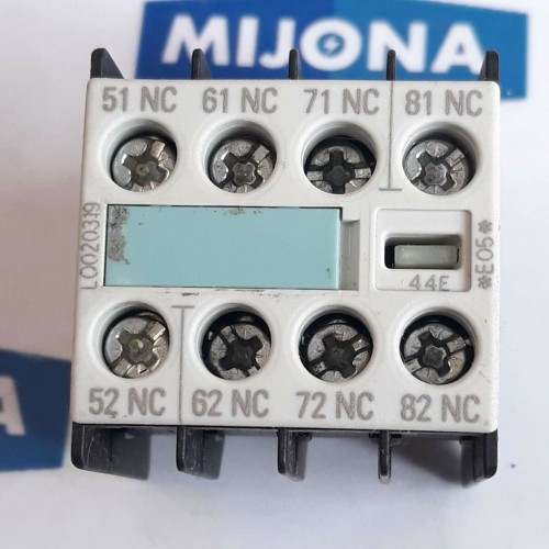 SIEMENS 3RH1911 1GA04 690V 220-230V DC13 AC15 Auxiliary contact block