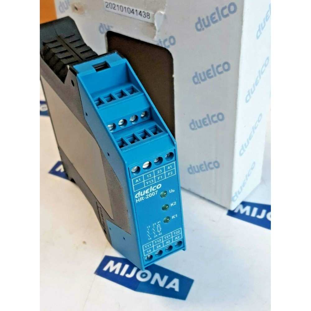DUELCO HR 2007F 230VAC 6A 250VAC 1500VA 6A 250VAC 1500VA 18VDC NEW OLD STOCK