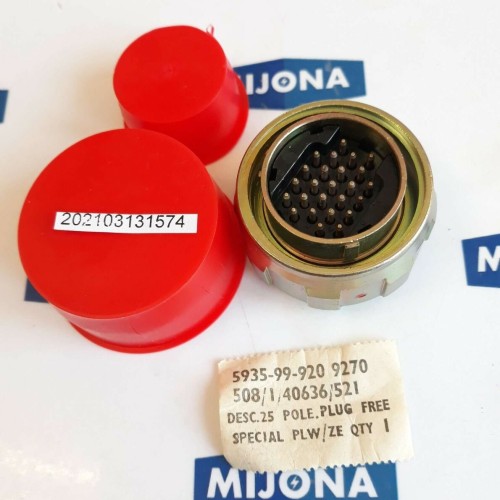 Plessey PLW ZE 5935 99 920 9270 508 1 40636 521 25POL PLUG NEW OLD STOCK Plessey PLW ZE 5935 99 920 9270 508 1 40636 521 25POL PLUG NEW OLD STOCK