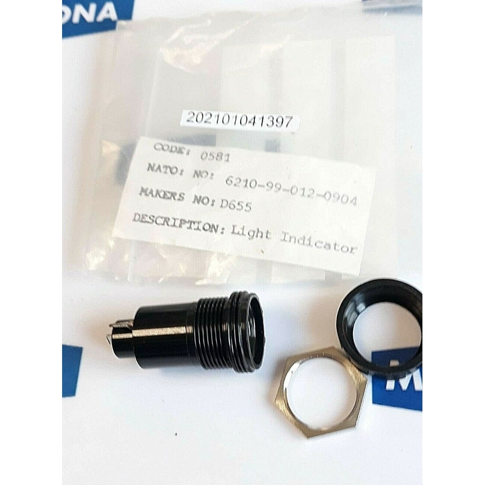 BULGIN 0581 LIGHT INDICATOR 6210 99 012 0904 (NEW OLD STOCK)