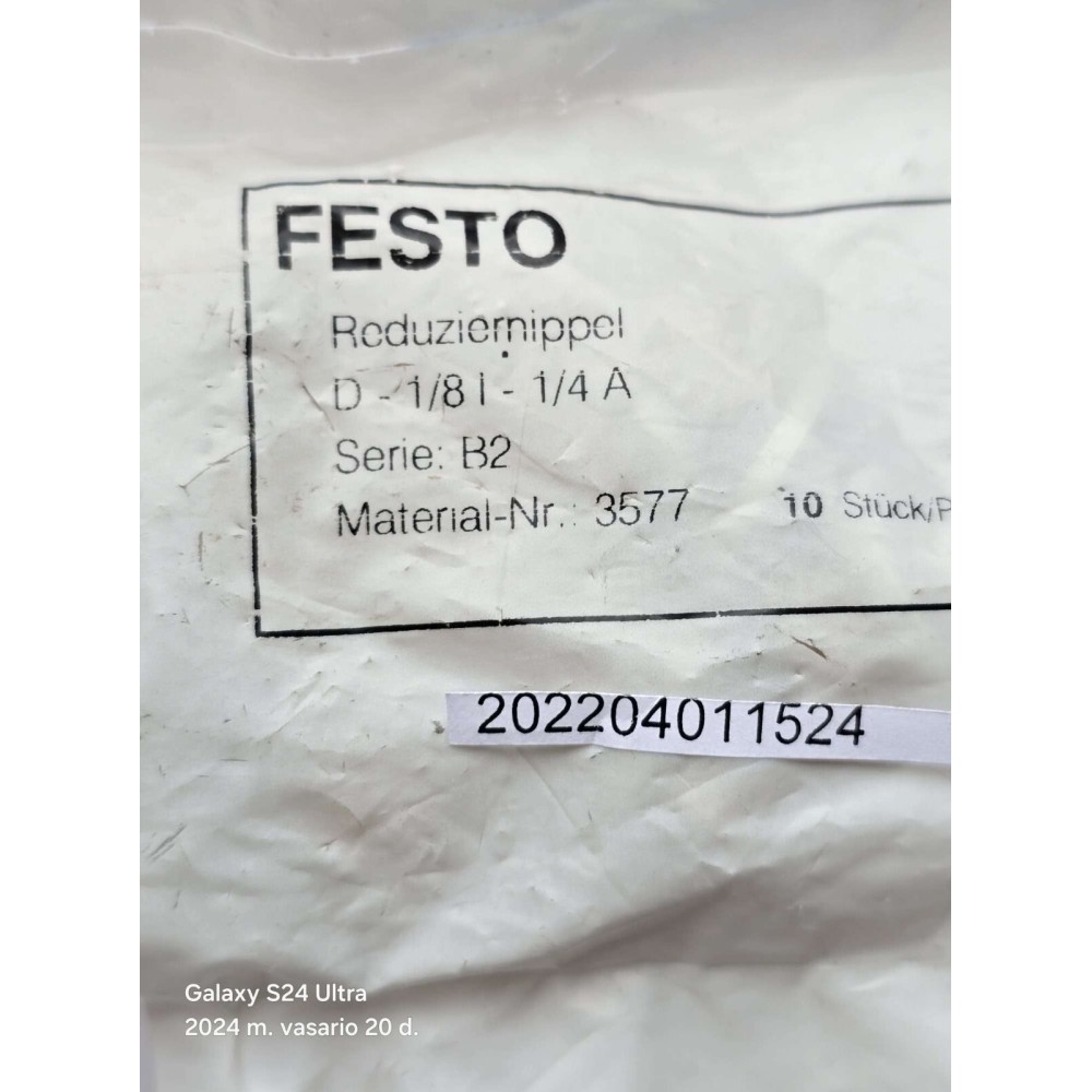 FESTO D 1 8 I 1 4 A SERIE B2 3577 Price for 10psc D-1/8 I -1/4 A FESTO D 1 8 I 1 4 A SERIE B2 3577 Price for 10psc D-1/8 I -1/4 A