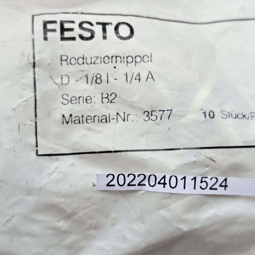 FESTO D 1 8 I 1 4 A SERIE B2 3577 Price for 10psc D-1/8 I -1/4 A FESTO D 1 8 I 1 4 A SERIE B2 3577 Price for 10psc D-1/8 I -1/4 A