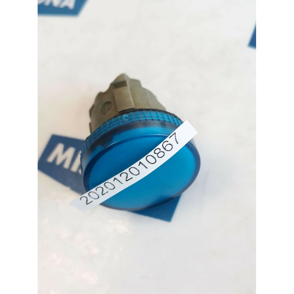 SCHNEIDER ZB4 Pilot light head metal BLUE ZB4BV063S (NEW OLD STOCK)