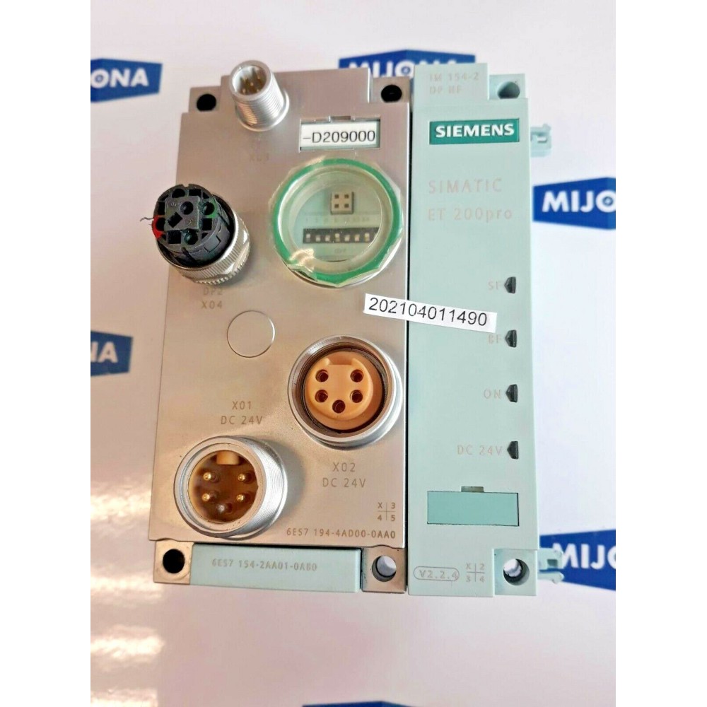 SIEMENS SIMATIC IM 154 2 DP HF ET 200pro 6ES7 194 4AD00 0AA0 6ES7154-2AA01-0AB0 SIEMENS SIMATIC IM 154 2 DP HF ET 200pro 6ES7 194 4AD00 0AA0 6ES7154-2AA01-0AB0
