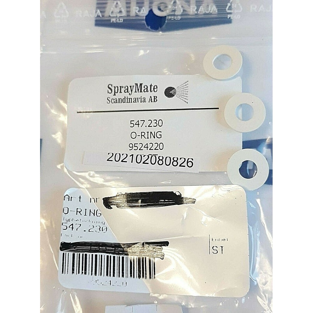 SPRAYMATE 547 230 O RING 9524220 SAMES  547230 Price for 3 psc new old stock