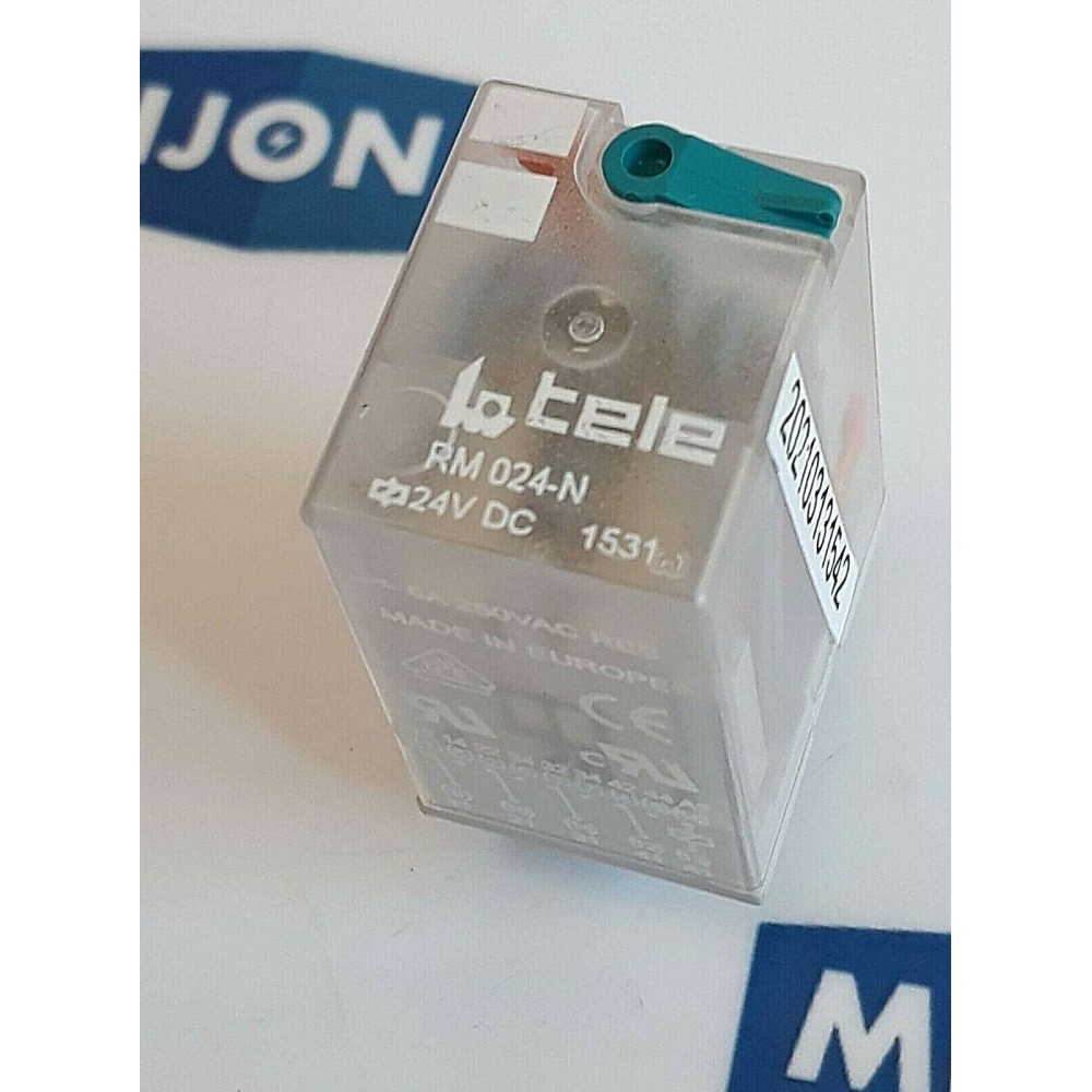 TELE RM 024 N Relay 24V DC 1531 6A 250VAC (NEW OLD STOCK)