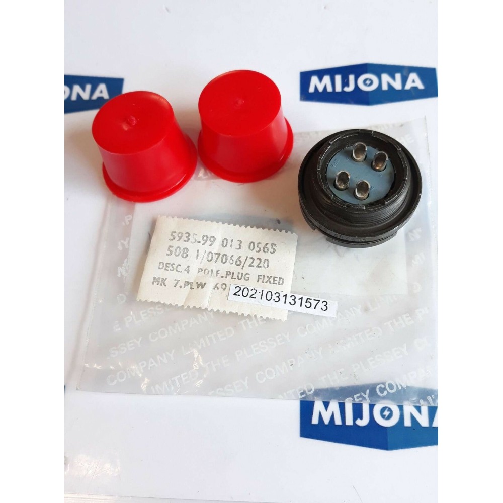 Plessey PLW 69 26 5935 99 013 0565 PLW6926 4POL MK7 508 1 07066 220NEW OLD STOCK Plessey PLW 69 26 5935 99 013 0565 PLW6926 4POL MK7 508 1 07066 220NEW OLD STOCK