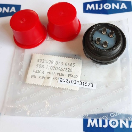 Plessey PLW 69 26 5935 99 013 0565 PLW6926 4POL MK7 508 1 07066 220NEW OLD STOCK Plessey PLW 69 26 5935 99 013 0565 PLW6926 4POL MK7 508 1 07066 220NEW OLD STOCK