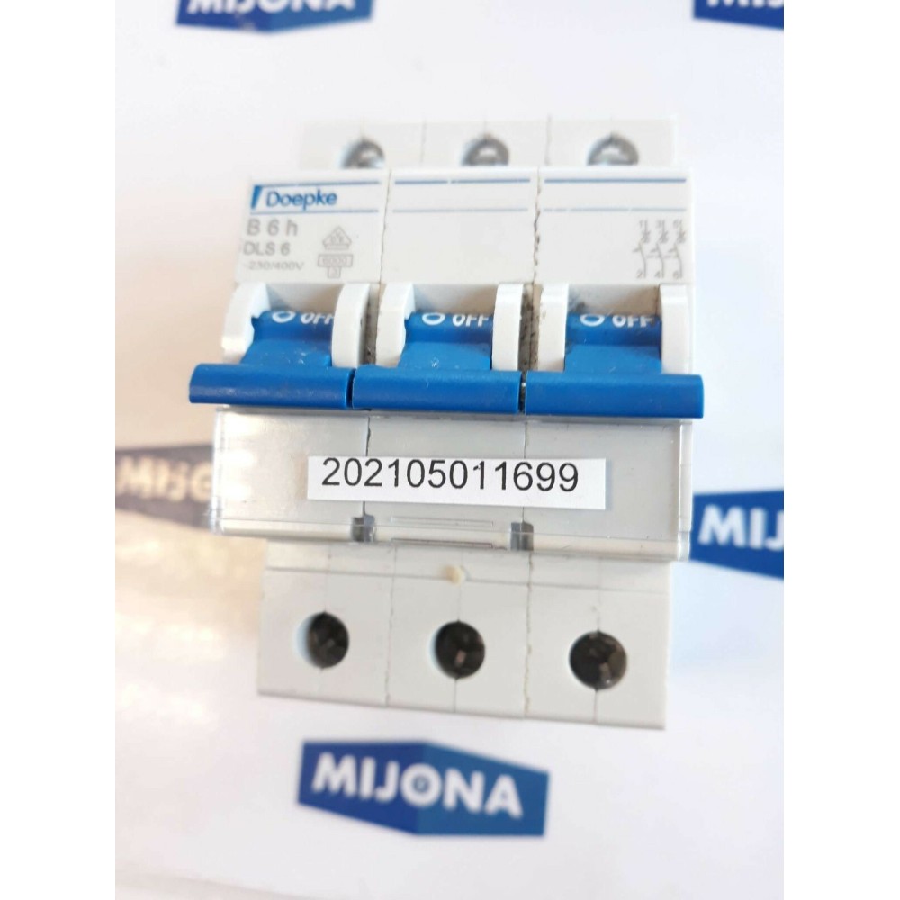 DOEPKE B 6 h DLS 6 miniature circuit breakers 3POL 230 400V