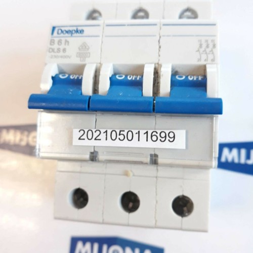DOEPKE B 6 h DLS 6 miniature circuit breakers 3POL 230 400V DOEPKE B 6 h DLS 6 miniature circuit breakers 3POL 230 400V