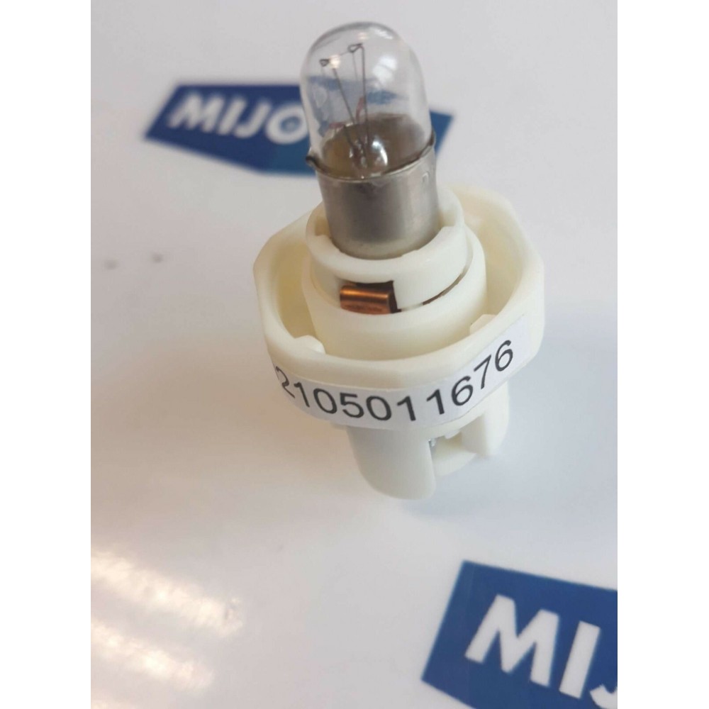 SCHLEGEL Lampholder + BA9S socket with lamp new old stock