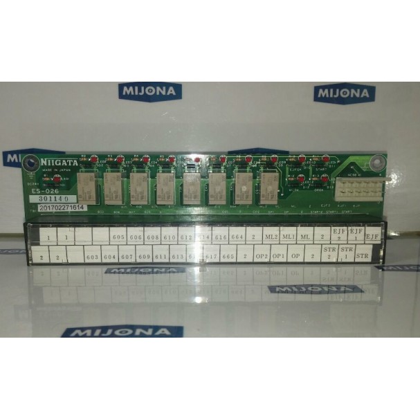 Niigata ES-026 relay board new old stock Niigata ES-026 relay board new old stock