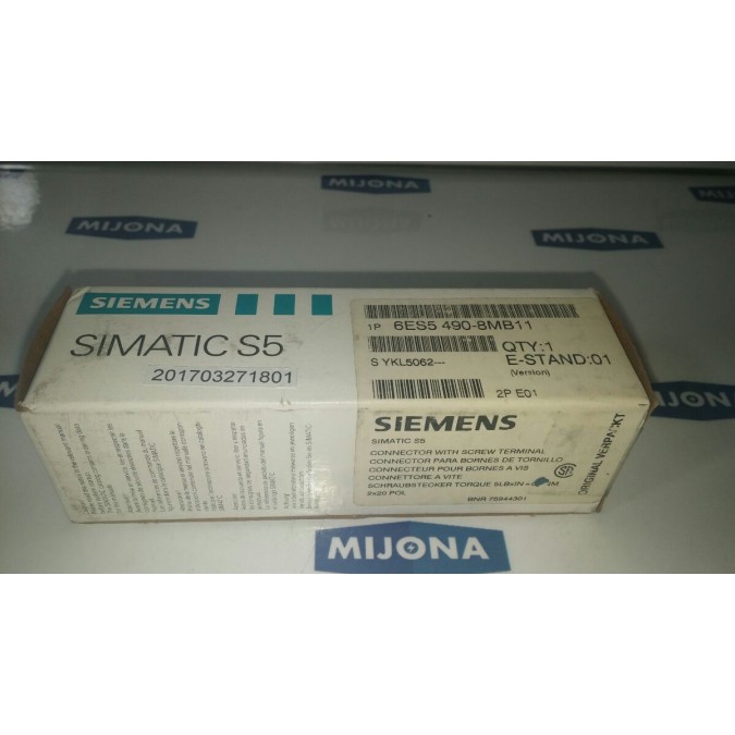 Siemens Simatic S5 6ES5 490-8MA11  6ES5490-8MA11