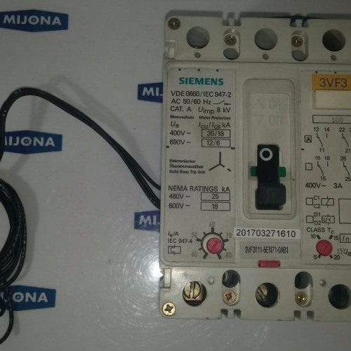 SIEMENS Leistungstrennschalter 3VF3111-5EN71-0AB1 SIEMENS Leistungstrennschalter 3VF3111-5EN71-0AB1