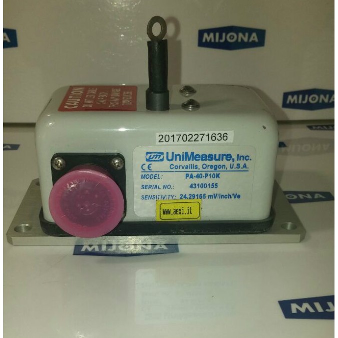 UniMeasure PA-40-P10K 24.29165 mV/inch/Ve