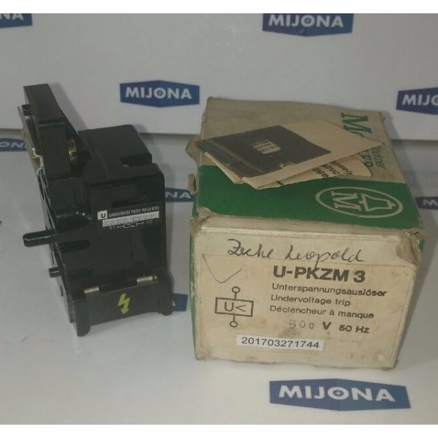 Klockner-Moeller Undervoltage Trip U-PKZM 3 500V UPKZM3