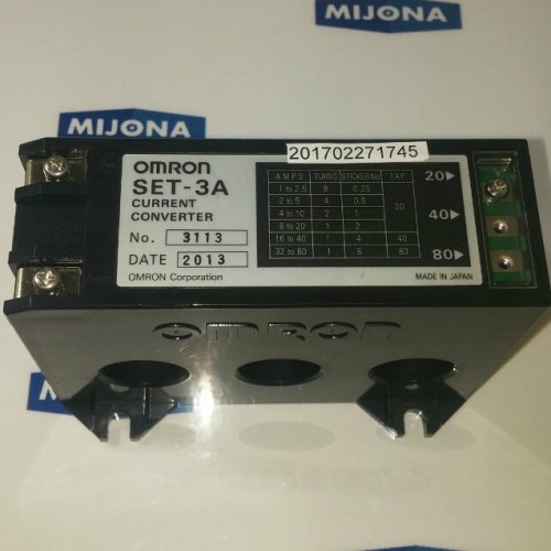 OMRON SET-3A CURRENT CONVERTER 3113 OMRON SET-3A CURRENT CONVERTER 3113