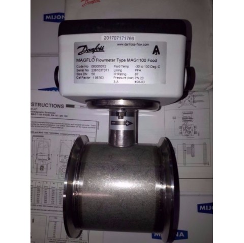 Danfoss MAG1100 food MAGFLO flowmeter 083G5072