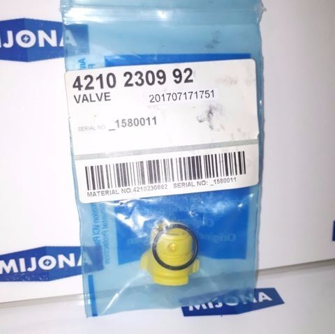 Atlas Copco Valve 4210230992 serial no: 1580011