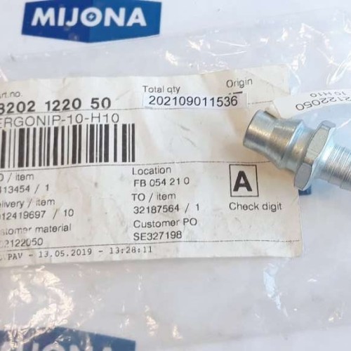 Atlas Copco 8202 1220 50 NIP 10H10 8202122050 Atlas Copco 8202 1220 50 NIP 10H10 8202122050